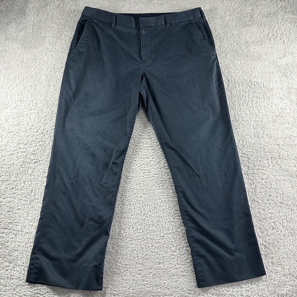 Bonobos Pants Mens 36x27 Blue Chino Weekday Warrior Monday Slacks Hemmed‎ - Picture 1 of 9